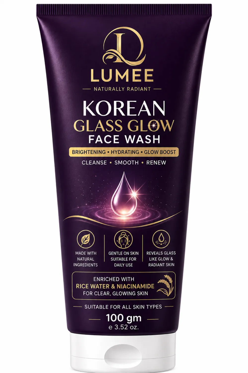 Korean Glass Glow Face Wash